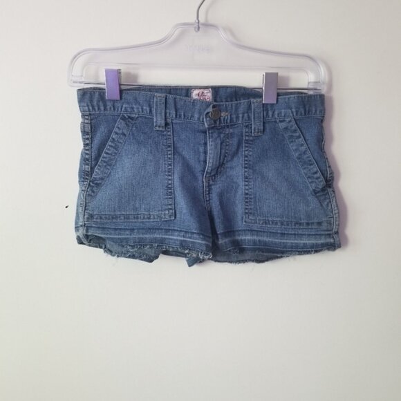 JOIE | jean shorts blue denim sz 2 - Picture 2 of 6